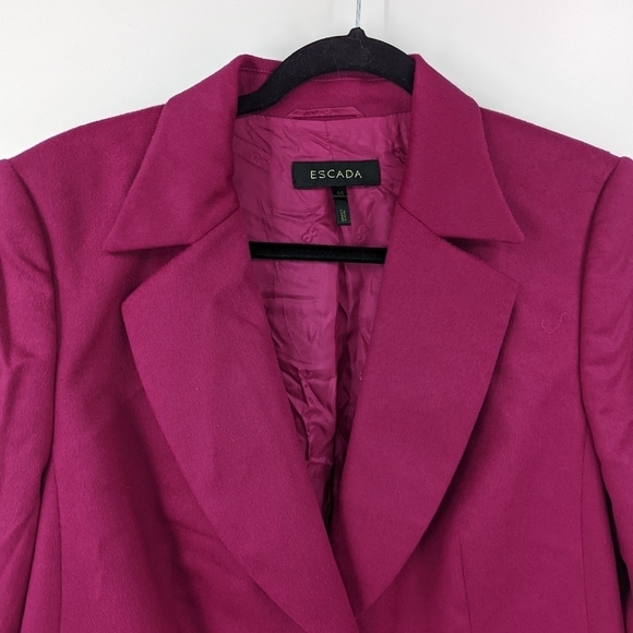 ESCADA Rabbit/Wool Blazer - Picture 2 of 8